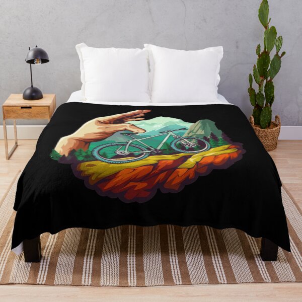 Item preview, mountain biker - MTB designed and sold by FlowersColorful.