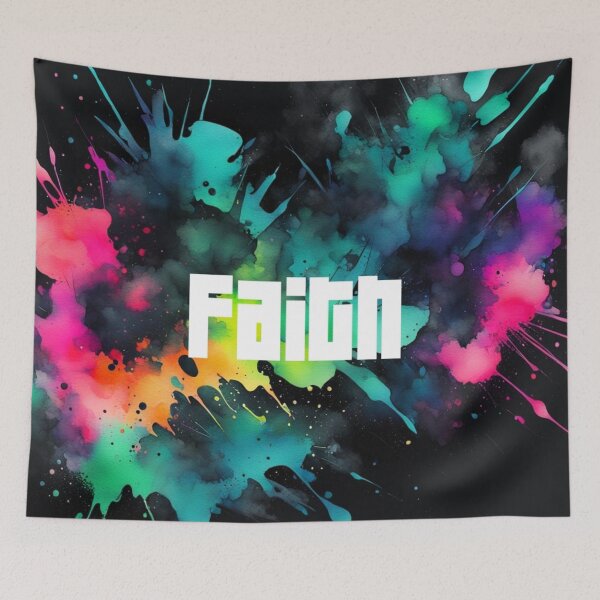 Item preview, Neon Ink Custom Name: Faith designed and sold by Gabriela McDaniel.