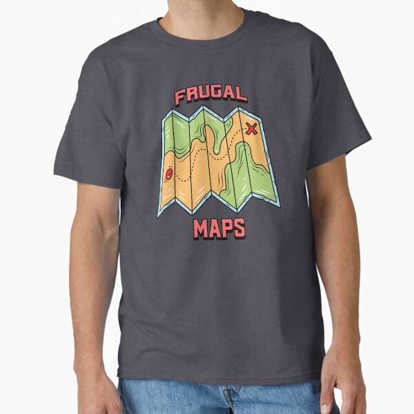 Item preview, Frugal Maps designed and sold by GrufTee.