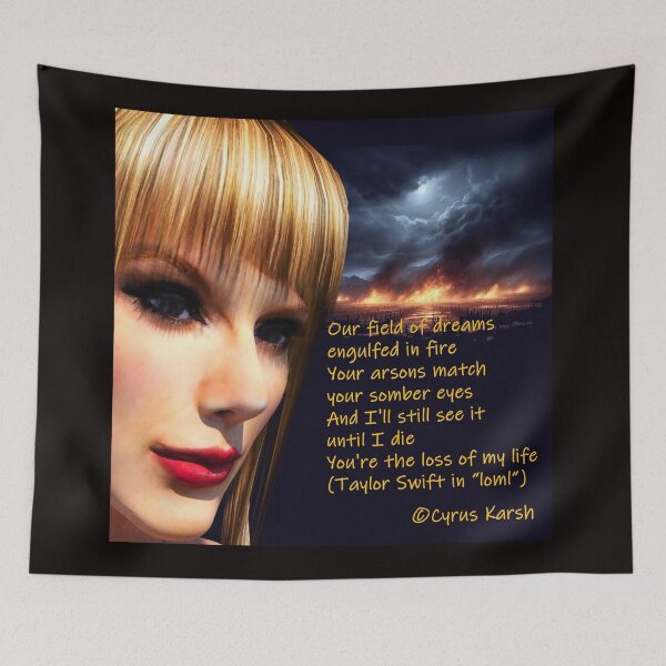 Item preview, A Painting Illustrating Taylor Swift's "loml" Song designed and sold by Cyrus777.