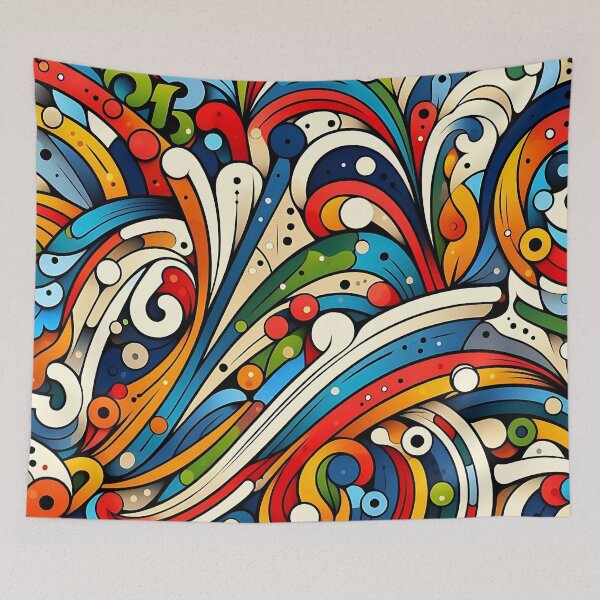 Item preview, Tracery seamless calming pattern designed and sold by Haji  Kamora.