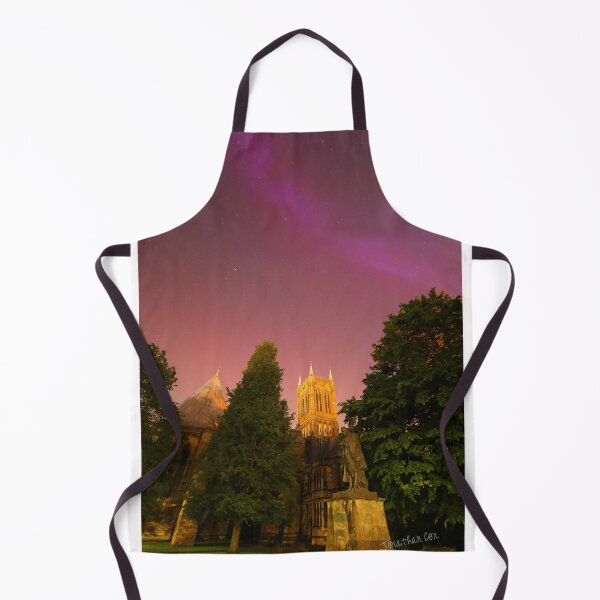 Item preview, The Northern Lights over Lincoln Cathedral designed and sold by Jondave.