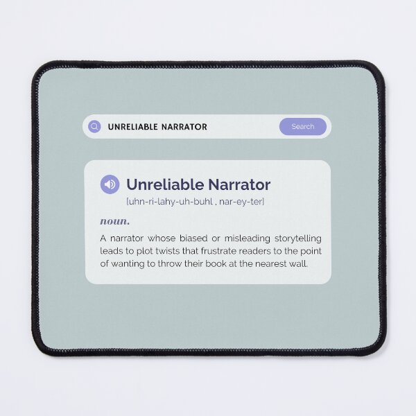 Item preview, Unreliable Narrator Definition Humor Dictionary Entry designed and sold by MomentumCloset.