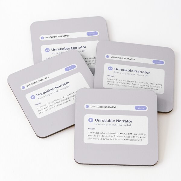 Item preview, Unreliable Narrator Definition Humor Dictionary Entry designed and sold by MomentumCloset.