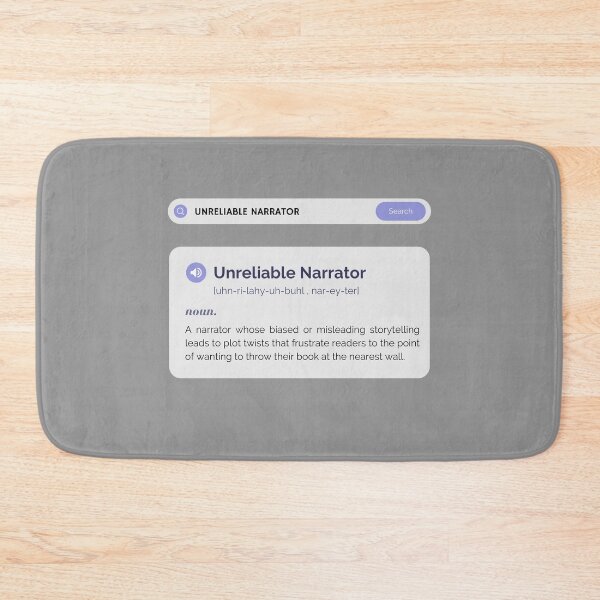 Item preview, Unreliable Narrator Definition Humor Dictionary Entry designed and sold by MomentumCloset.