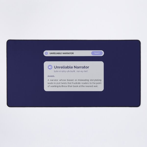 Item preview, Unreliable Narrator Definition Humor Dictionary Entry designed and sold by MomentumCloset.