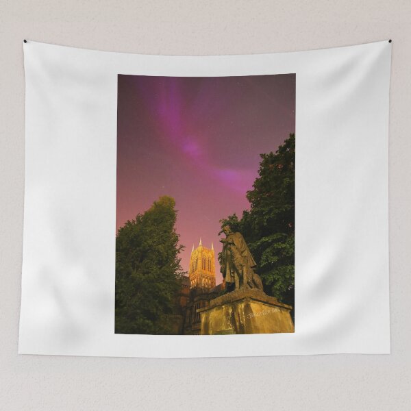Item preview, The Northern Lights over Lincoln Cathedral designed and sold by Jondave.