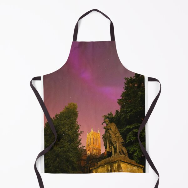 Item preview, The Northern Lights over Lincoln Cathedral designed and sold by Jondave.