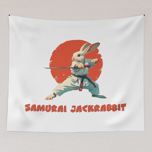 Item preview, Samurai Jackrabbit designed and sold by Mythic Legends Digital.
