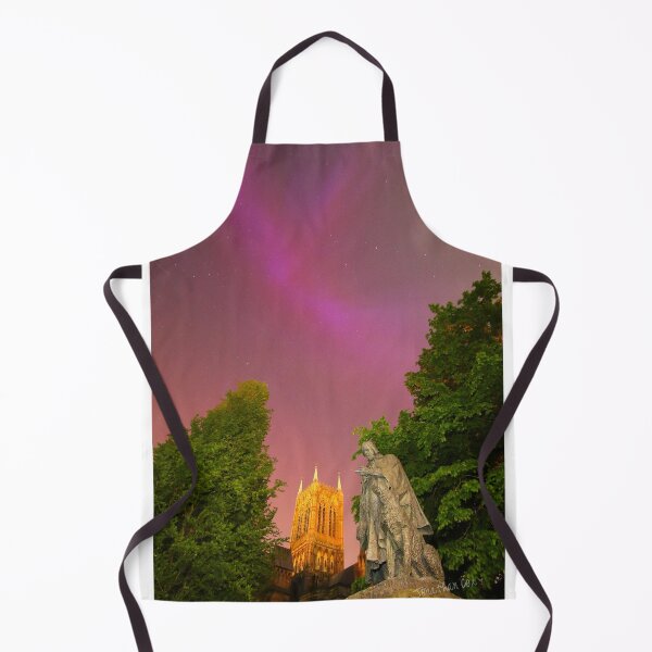 Item preview, The Northern Lights over Lincoln Cathedral designed and sold by Jondave.
