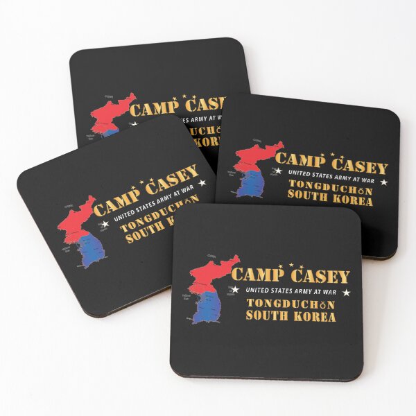 Item preview, Camp Casey - Tongduchon - South Korea w Map X 300 designed and sold by Military Insignia Products.