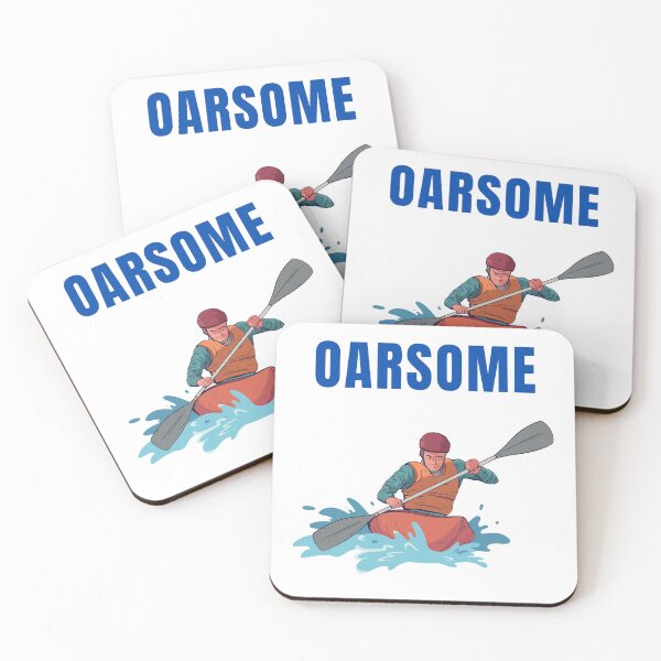 Item preview, Picture of a kayak person on the water, oarsome designed and sold by IFarty.