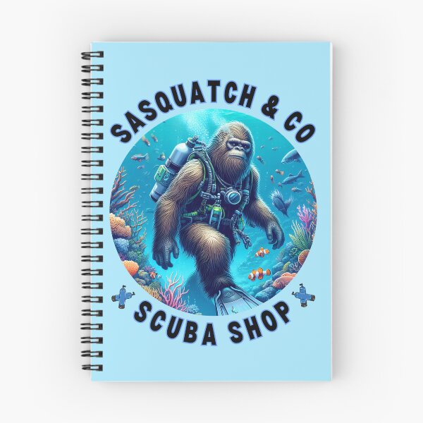 Item preview, Funny Scuba, Sasquatch Scuba Shop, Beach Vacation designed and sold by LoveAudra.