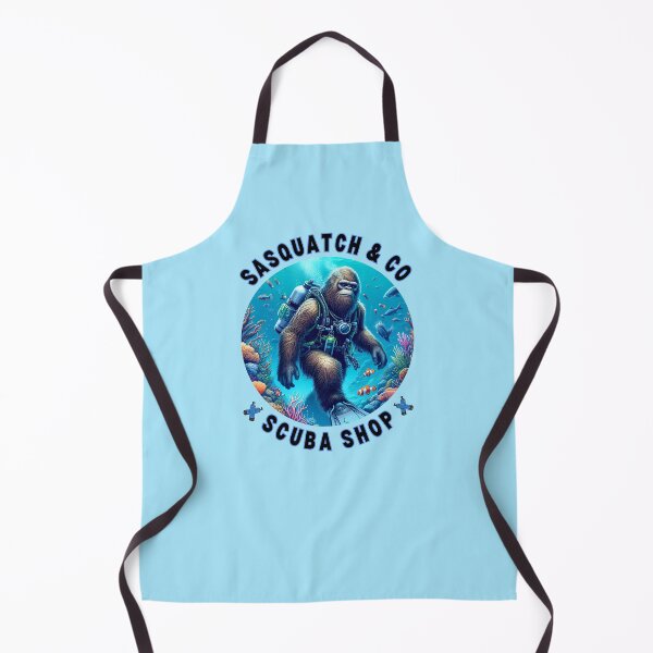Item preview, Funny Scuba, Sasquatch Scuba Shop, Beach Vacation designed and sold by LoveAudra.