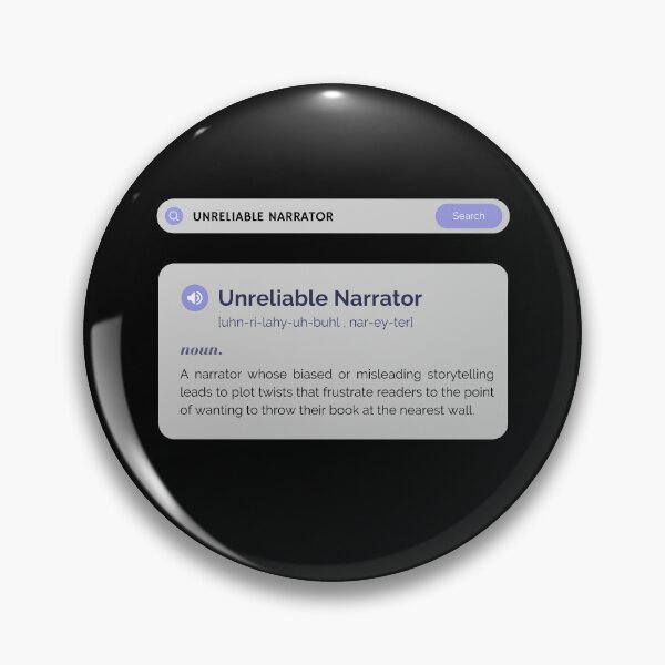 Item preview, Unreliable Narrator Definition Humor Dictionary Entry designed and sold by MomentumCloset.
