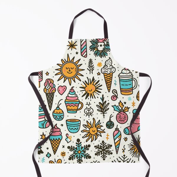 Item preview, Merry Christmas Doodle Seamless Pattern designed and sold by Haji Kamora.