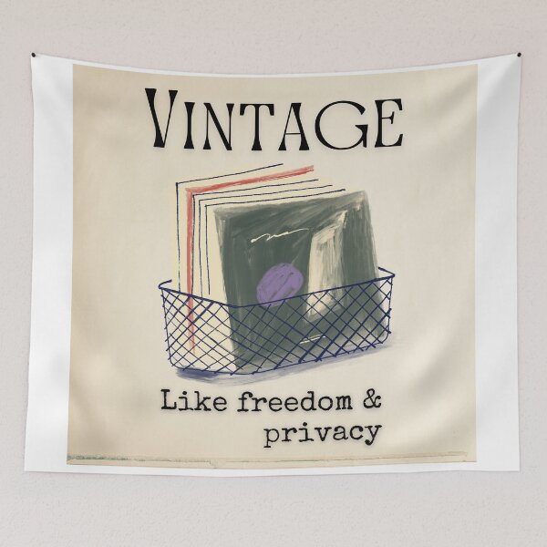 Item preview, What happened to freedom and privacy?: Vintage vibes designed and sold by Starving  Artist.