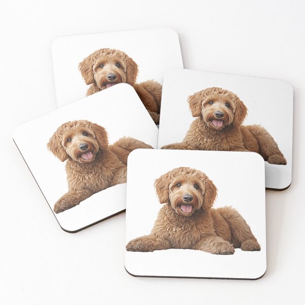 Item preview, Adorable Goldendoodle Illustration for Pet Lovers designed and sold by SellingWSarah17.