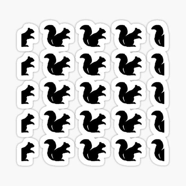 Item preview, Black Squirrels of Princeton designed and sold by The Imaginary Ermine.