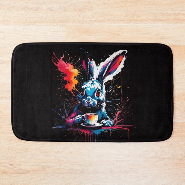 Item preview, A relaxing coffee with a rabbit designed and sold by CreativMee.