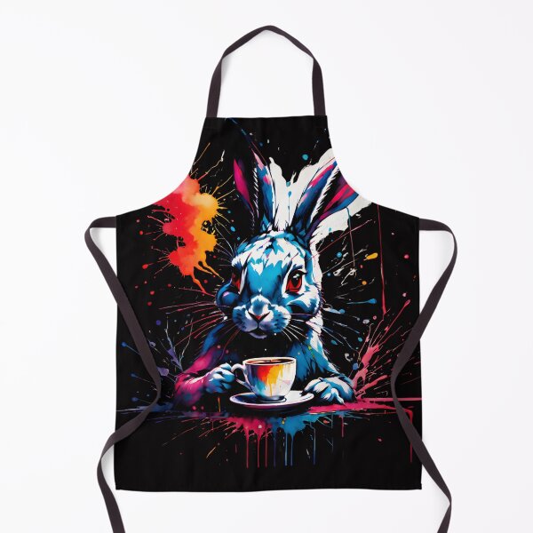 Item preview, A relaxing coffee with a rabbit designed and sold by CreativMee.