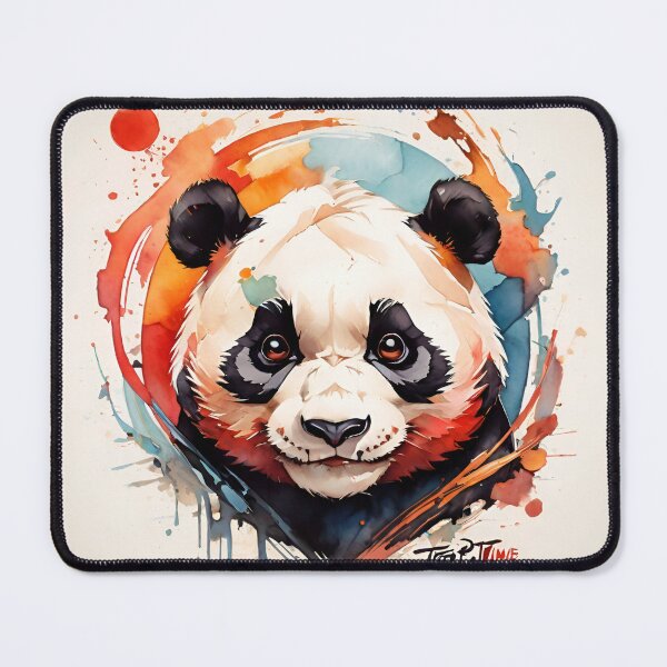 Item preview, Colorful Panda Drawing designed and sold by PolygonPinnacle.