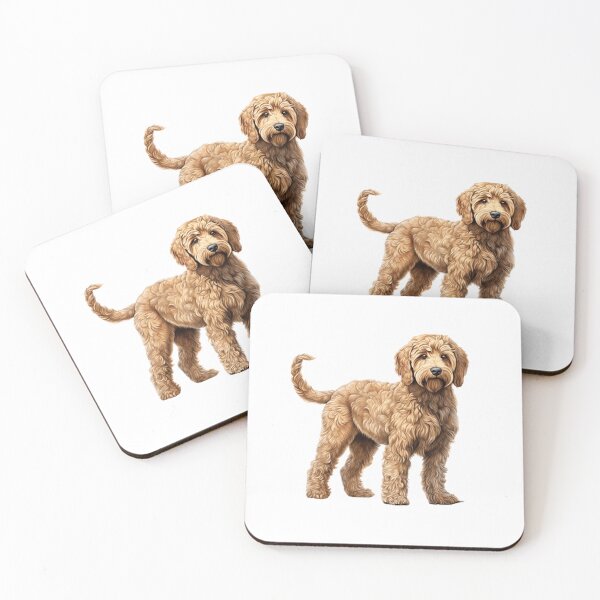 Item preview, Adorable Goldendoodle Illustration for Pet Lovers designed and sold by SellingWSarah17.