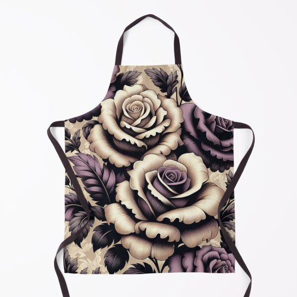 Item preview, Tan & Purle Damask & Roses designed and sold by DesignsByPrnces.