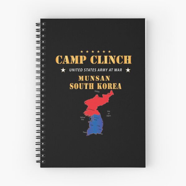 Item preview, Camp Clinch - Munsan - South Korea w Map - Vert X 300 designed and sold by Military Insignia Products.