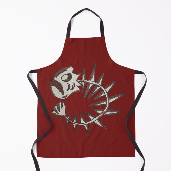 Item preview, Angry fish bone-red designed and sold by Echo-Bolt27.