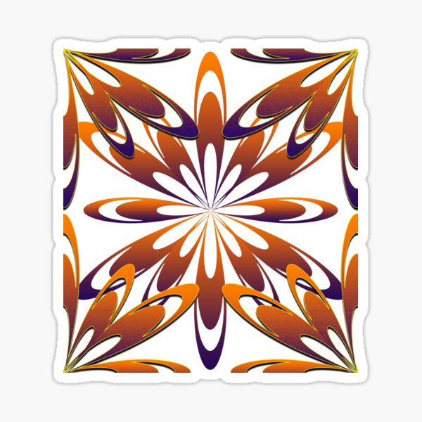Vista previa del artículo con la obra «Abstract Flower Rosette», diseñado y vendido por mavicfe.