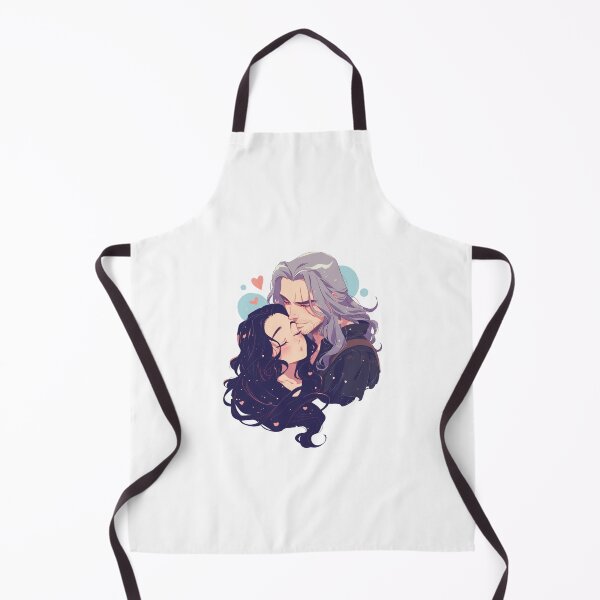 Item preview, The Sorceress and the Monster Hunter - Valentine - Anime Style - Witcher designed and sold by Fenay Designs.