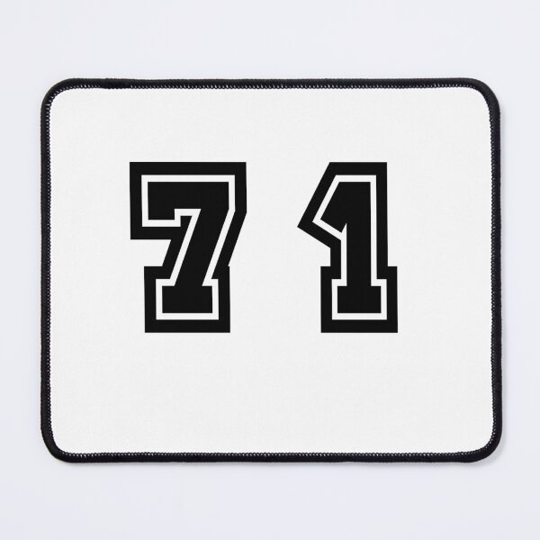 Item preview, 71, seventy-one, black, sport designed and sold by Numbers-Art.