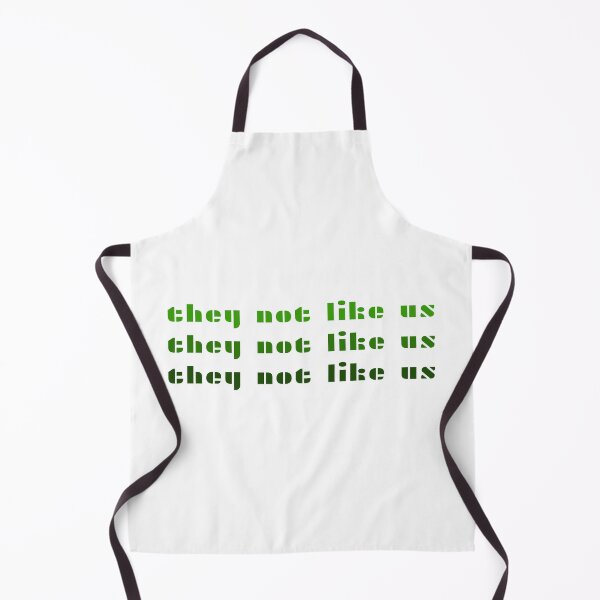 Item preview, They Not Like Us Repeated Artistic Contemporary Typography (Kendrick Lamar Inspired Design Graphic) Green designed and sold by ZodiacGradient.
