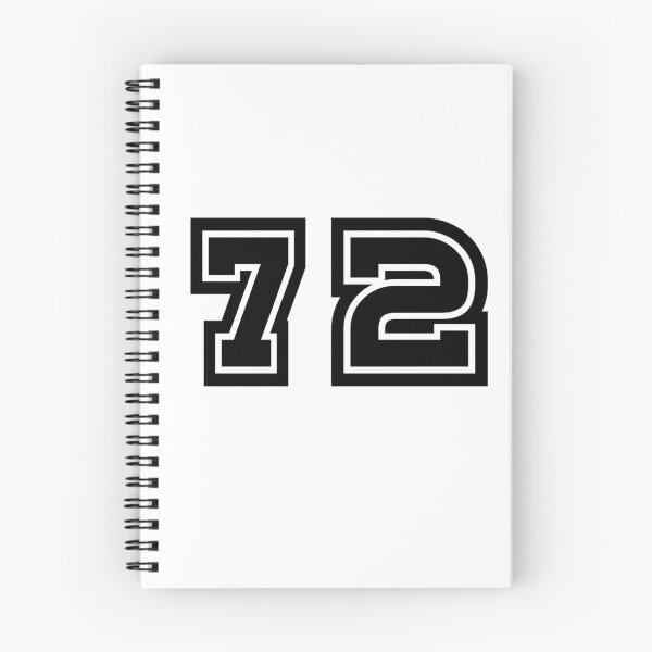 Item preview, 72, seventy-two, black, sport designed and sold by Numbers-Art.