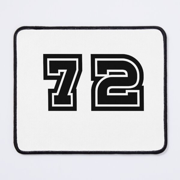 Item preview, 72, seventy-two, black, sport designed and sold by Numbers-Art.