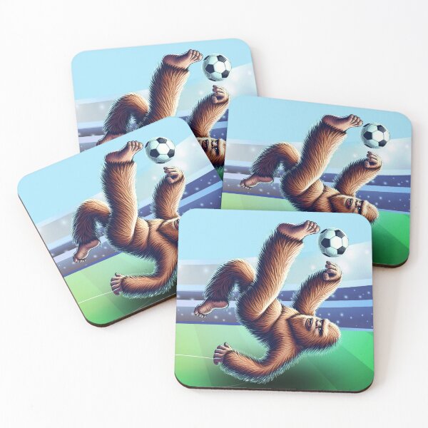 Item preview, Bigfoot Playing Soccer, Funny Soccer designed and sold by LoveAudra.