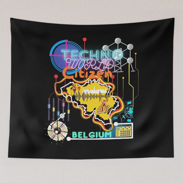 Item preview, Techno world citizen Belgium designed and sold by MM-flight-art.