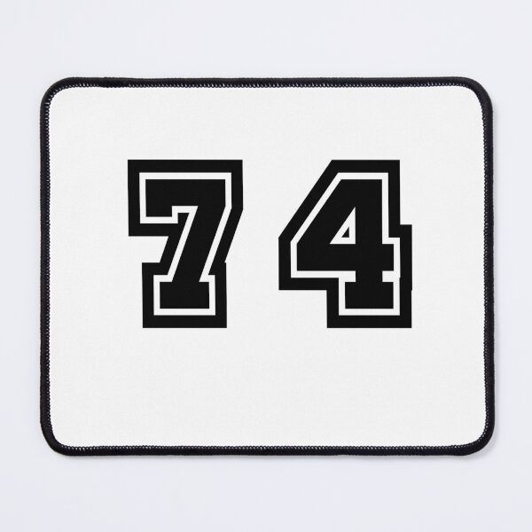 Item preview, 74, seventy-four, black, sport designed and sold by Numbers-Art.