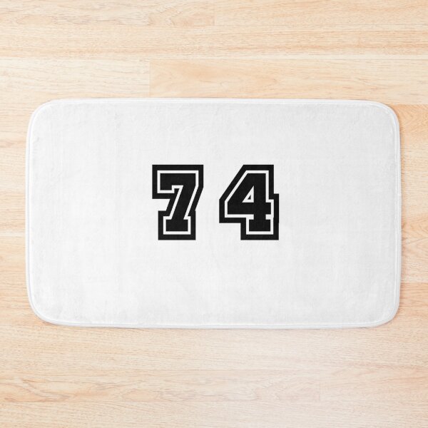 Item preview, 74, seventy-four, black, sport designed and sold by Numbers-Art.
