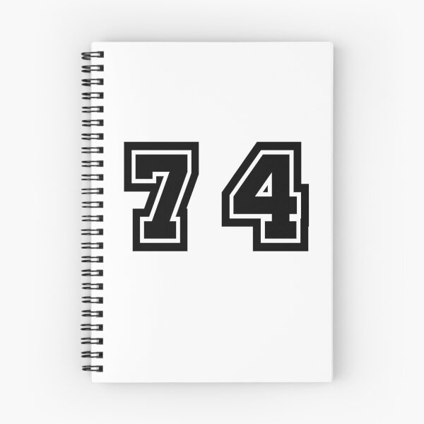Item preview, 74, seventy-four, black, sport designed and sold by Numbers-Art.