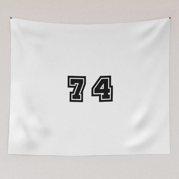 Item preview, 74, seventy-four, black, sport designed and sold by Numbers-Art.