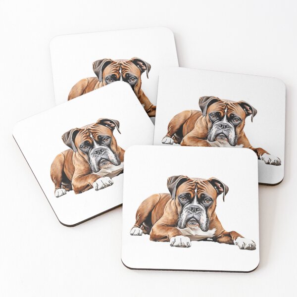 Item preview, Cute Boxer's Rest Serene Portrait designed and sold by SellingWSarah17.