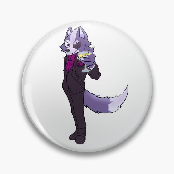 Item preview, Dapper Wolf Sticker designed and sold by DaraMonster.