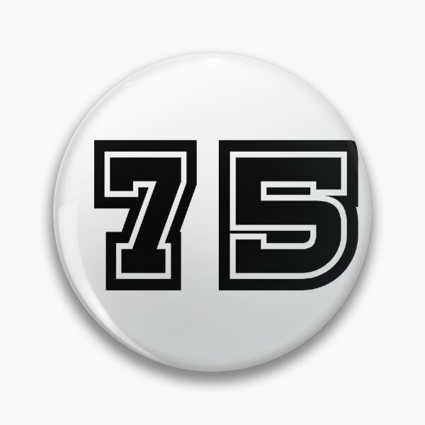Item preview, 75, seventy-five, black, sport designed and sold by Numbers-Art.