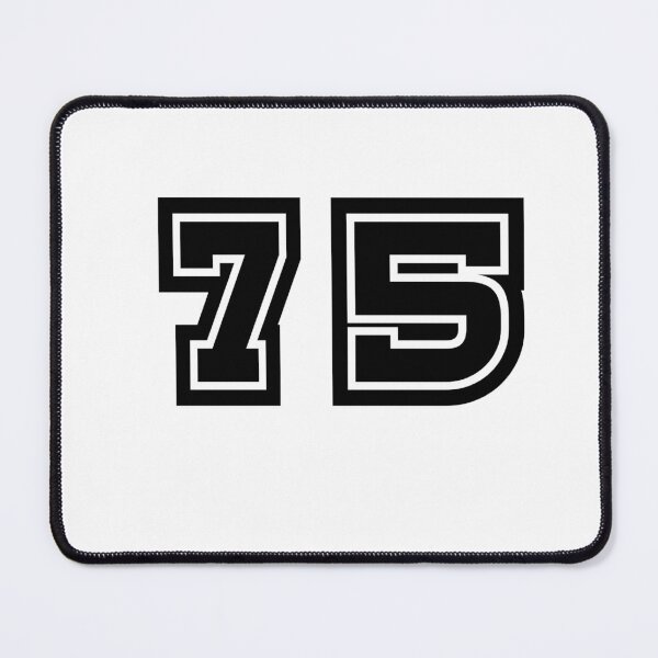 Item preview, 75, seventy-five, black, sport designed and sold by Numbers-Art.