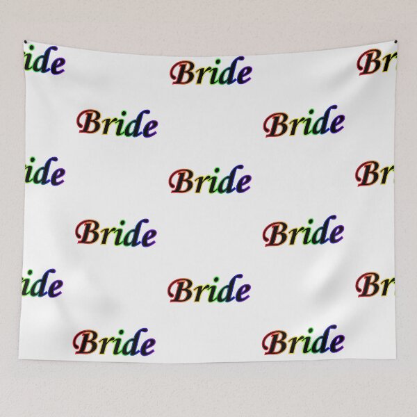 Item preview, Rainbow Outline Bride designed and sold by Stepadoda.