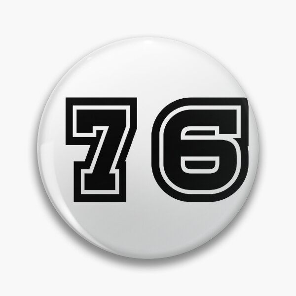 Item preview, 76, seventy-six, black, sport designed and sold by Numbers-Art.
