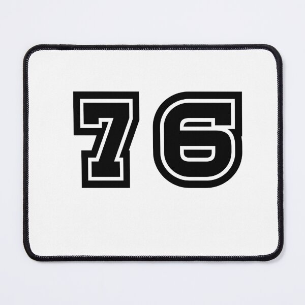 Item preview, 76, seventy-six, black, sport designed and sold by Numbers-Art.