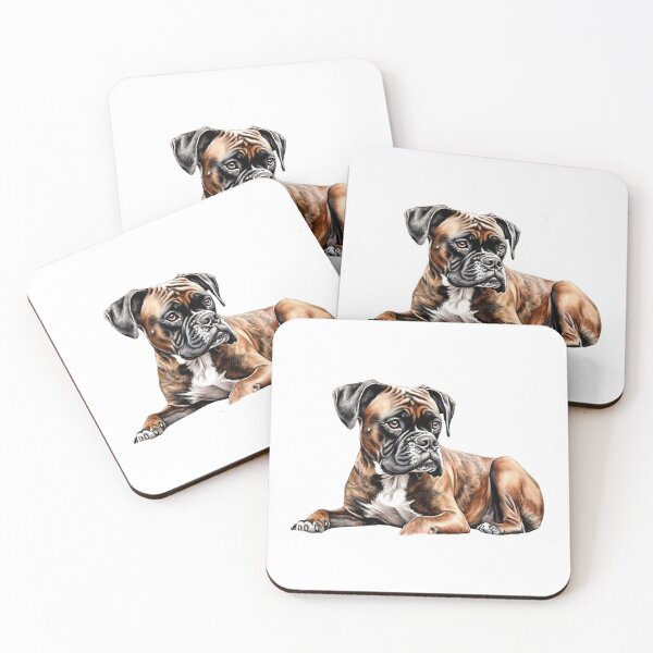 Item preview, Cute Boxer's Rest Serene Portrait designed and sold by SellingWSarah17.